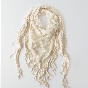 Boho scarf with fringes